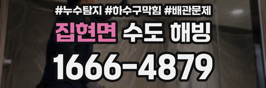 집현면 수도 해빙