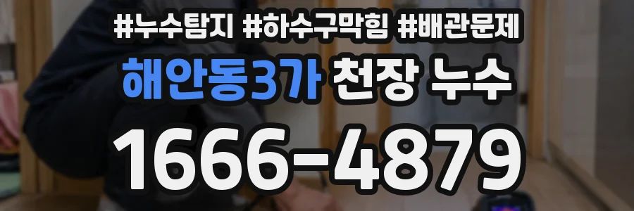 해안동3가 천장 누수