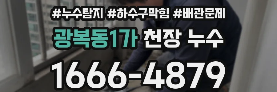 광복동1가 천장 누수