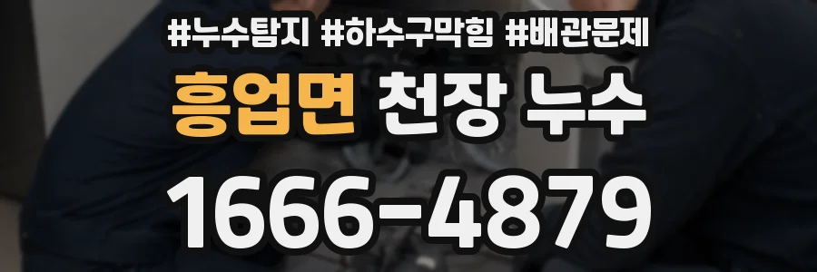 흥업면 천장 누수