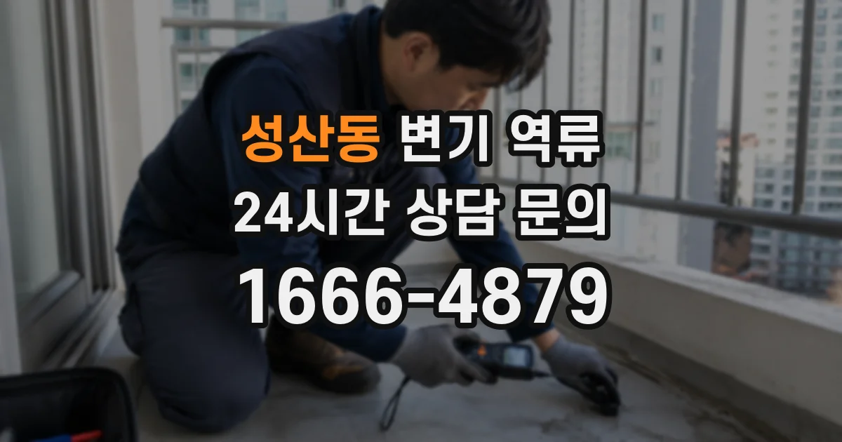 성산동 변기 역류