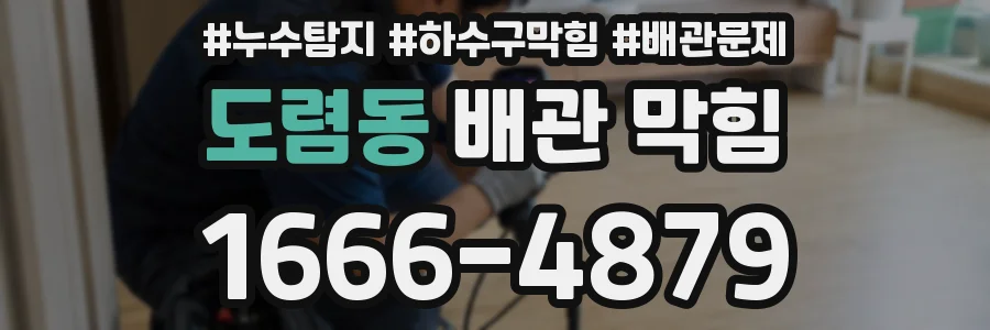 도렴동 배관 막힘