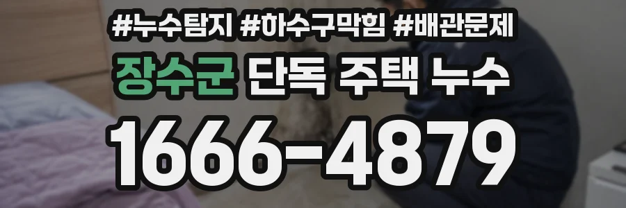 장수군 단독 주택 누수