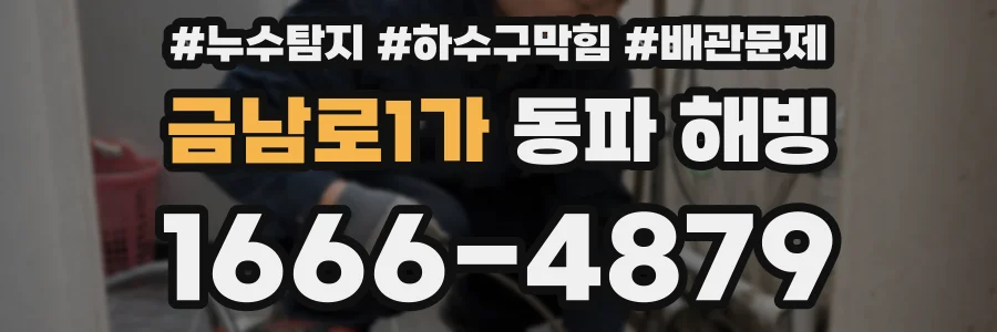 금남로1가 동파 해빙
