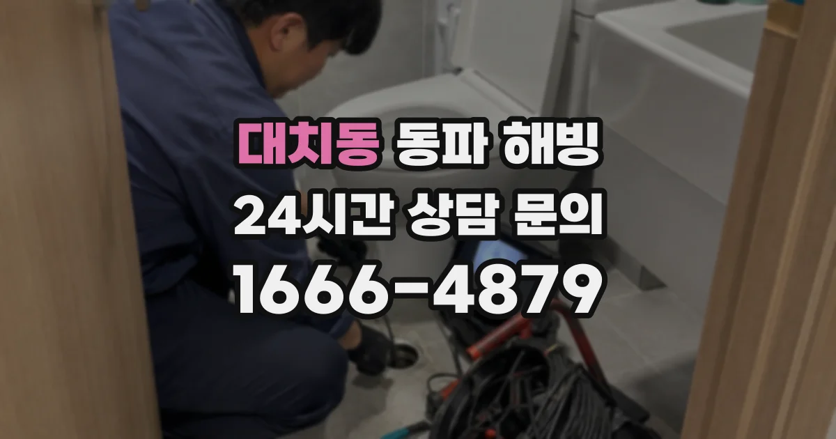 대치동 동파 해빙