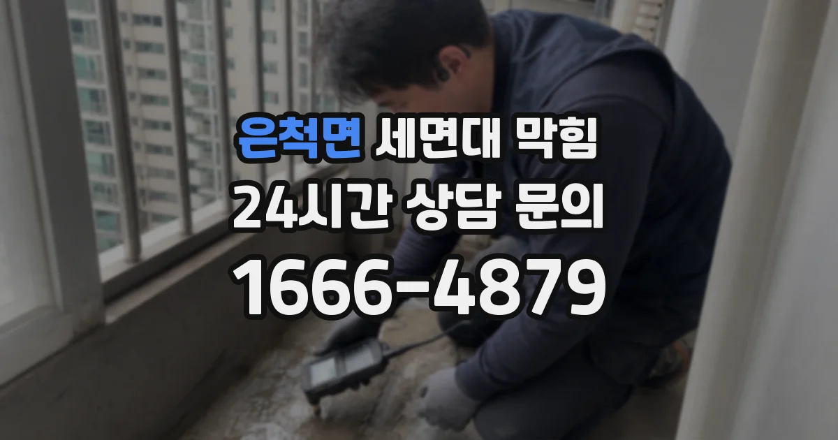 은척면 세면대 막힘