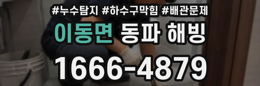 이동면 동파 해빙