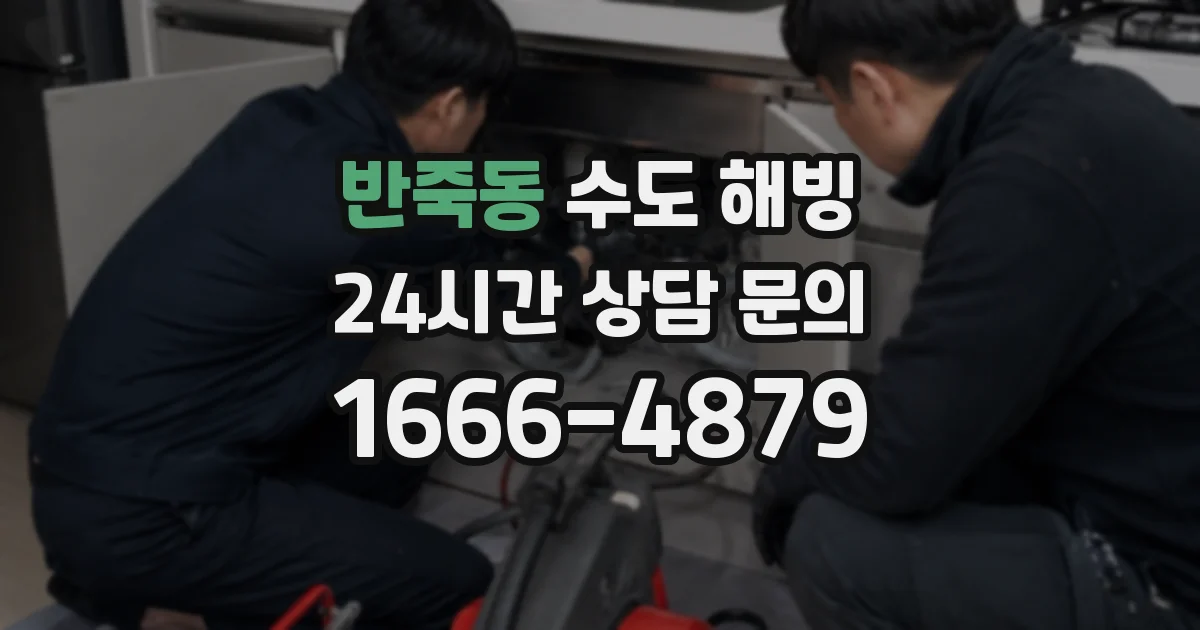 반죽동 수도 해빙