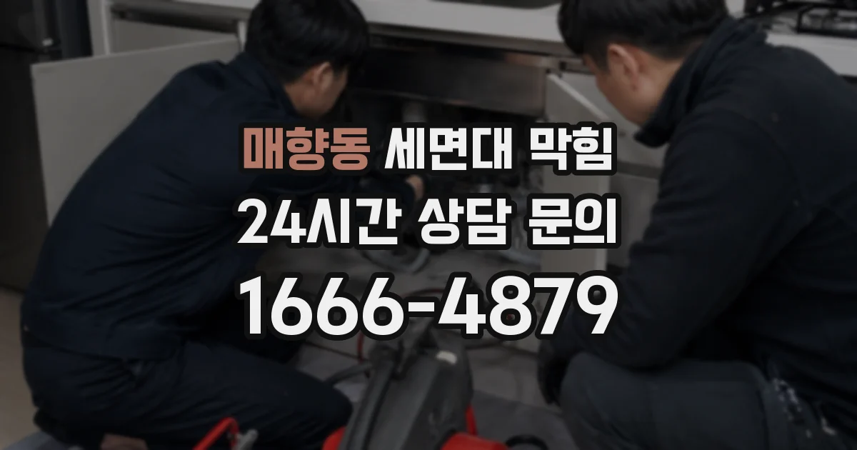 매향동 세면대 막힘