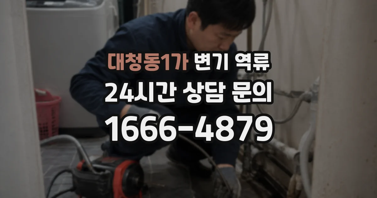 대청동1가 변기 역류