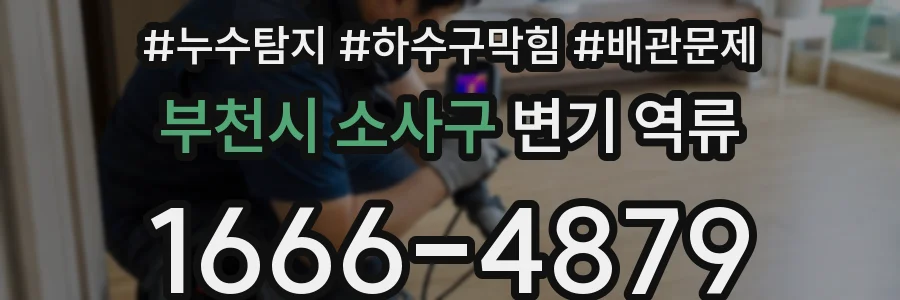 부천시 소사구 변기 역류