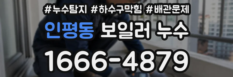 인평동 보일러 누수