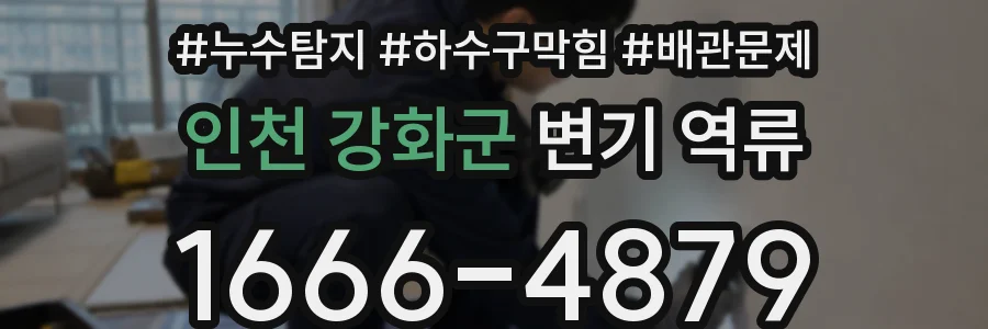 인천 강화군 변기 역류