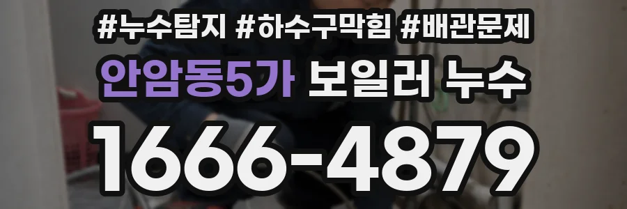 안암동5가 보일러 누수