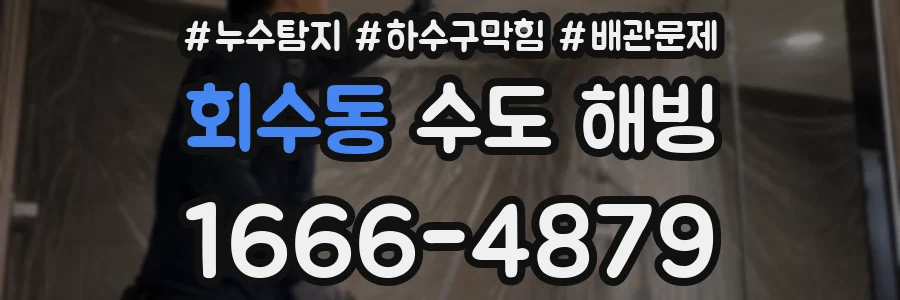 회수동 수도 해빙