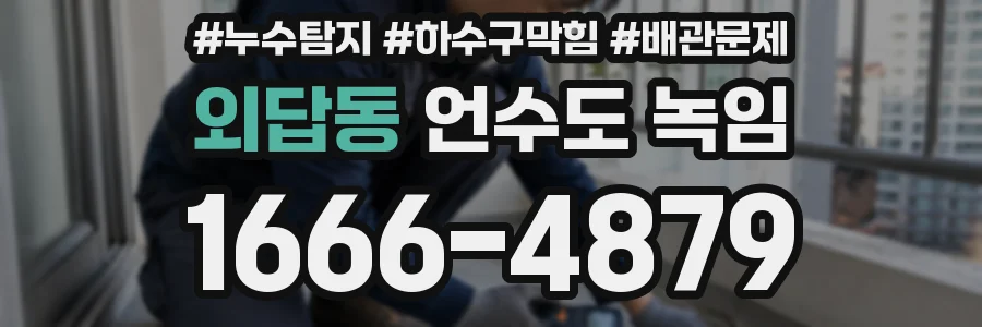 외답동 언수도 녹임