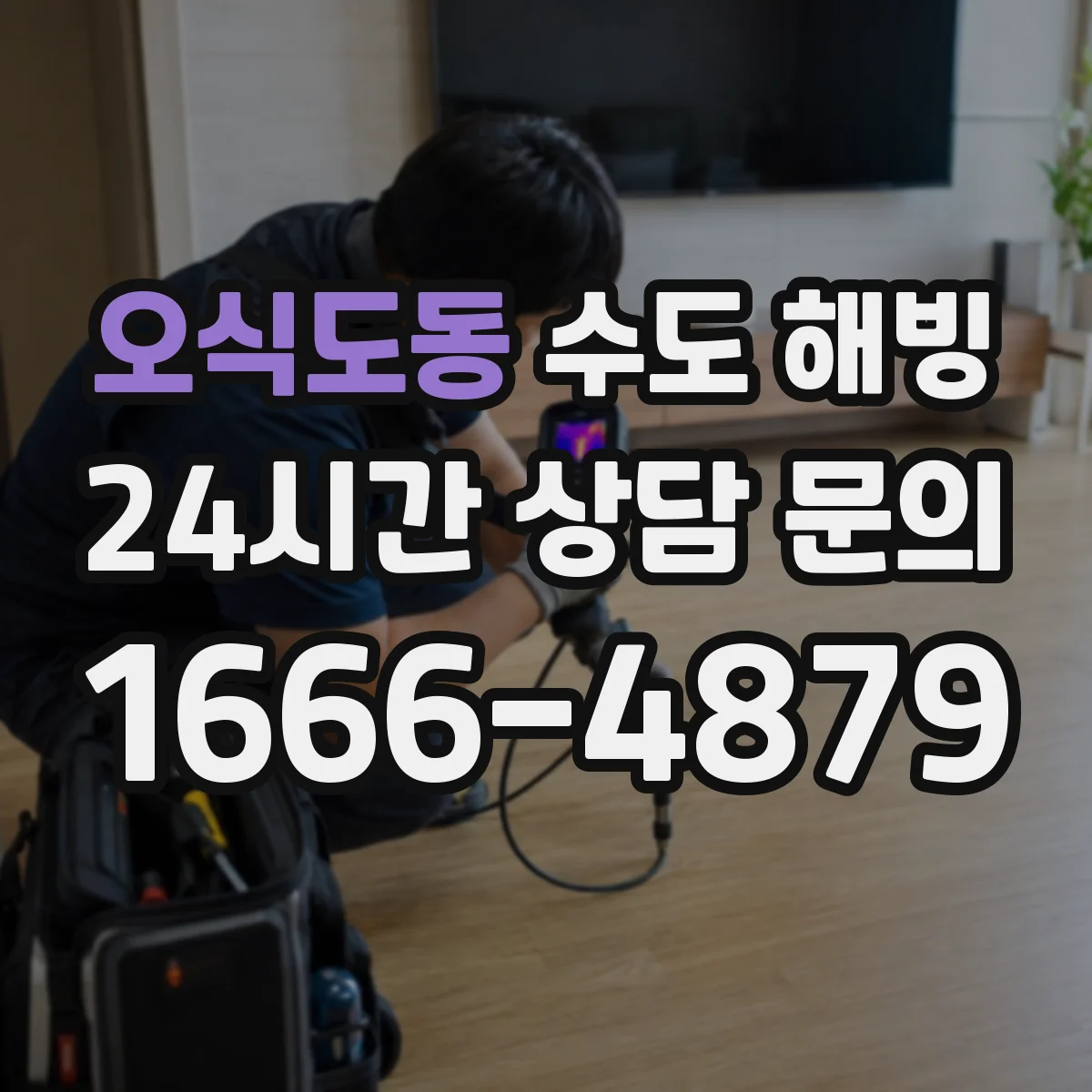 오식도동 수도 해빙