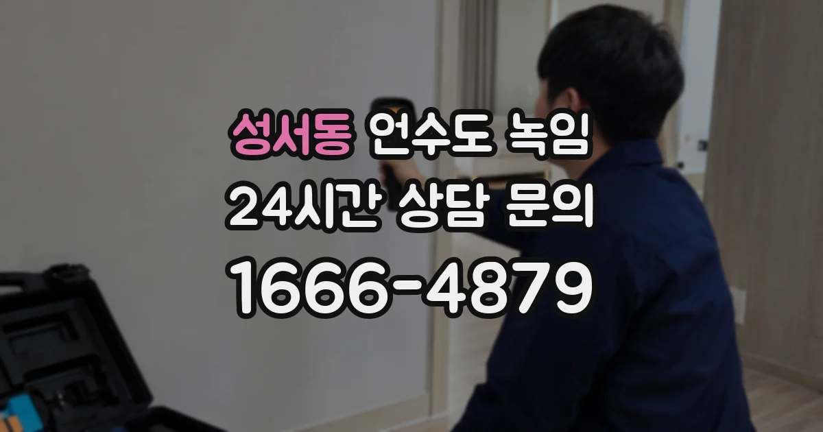 성서동 언수도 녹임