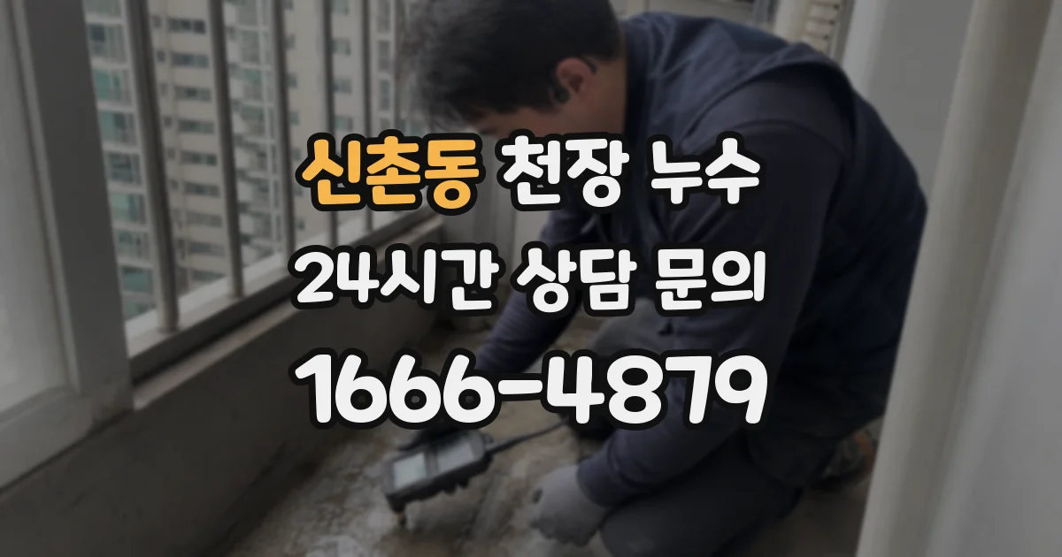신촌동 천장 누수