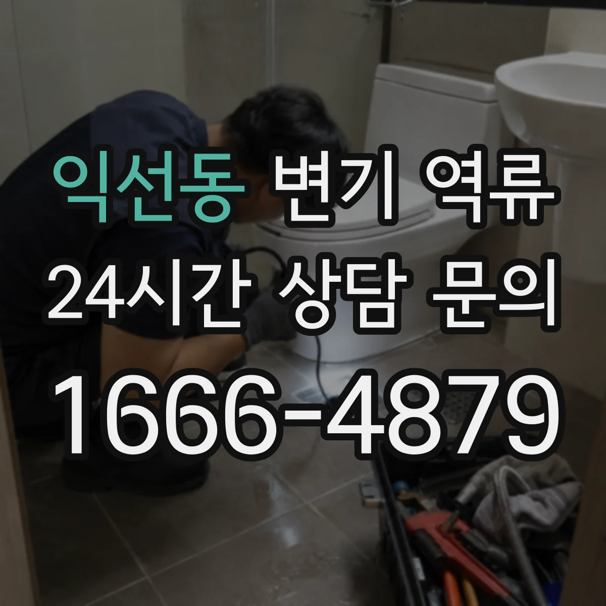 익선동 변기 역류
