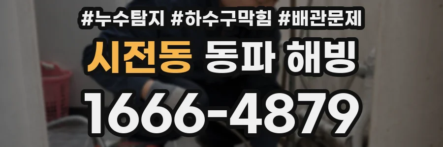 시전동 동파 해빙