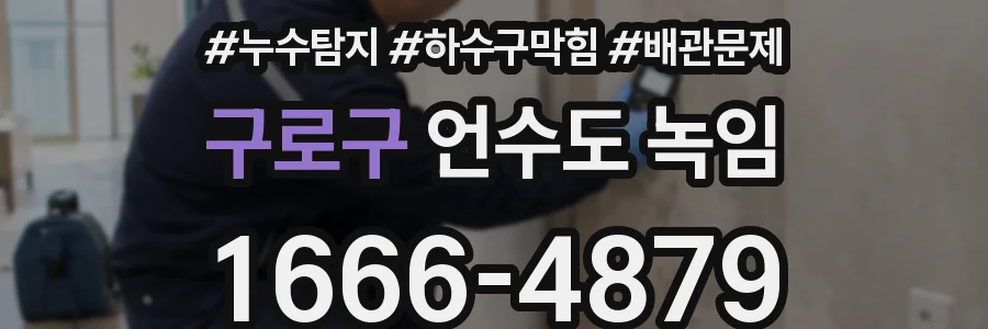 구로구 언수도 녹임