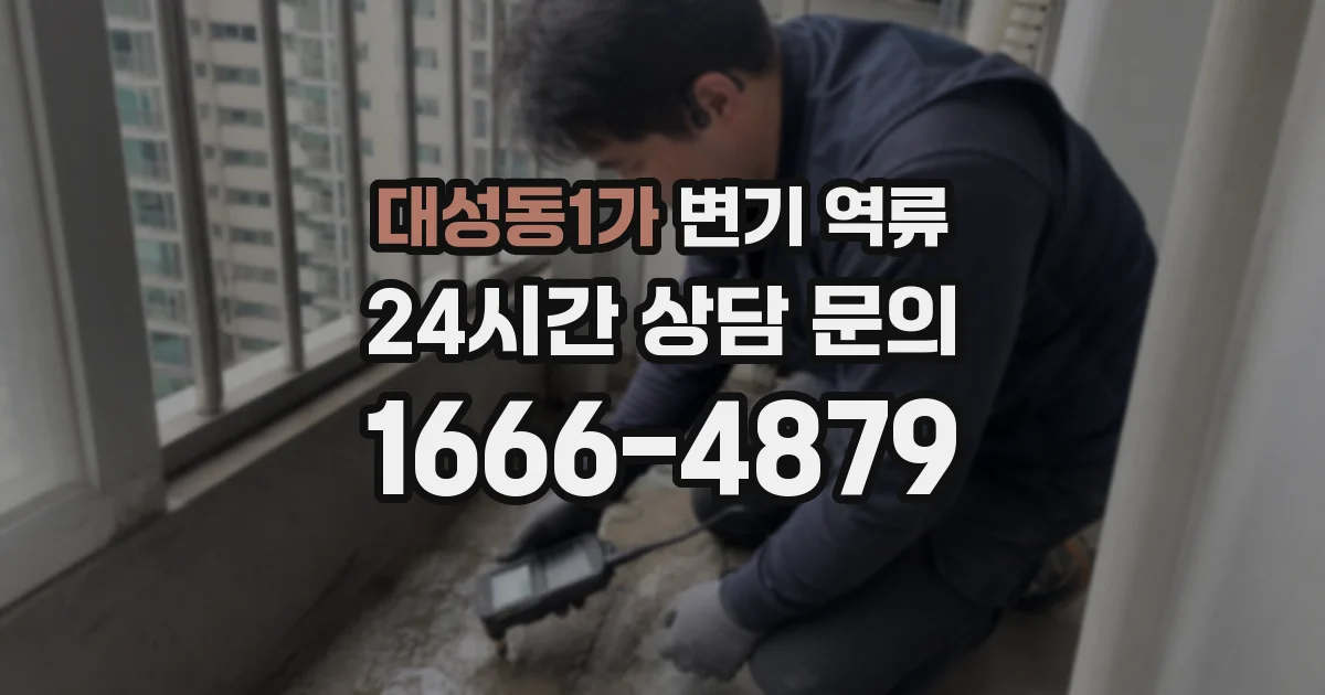 대성동1가 변기 역류