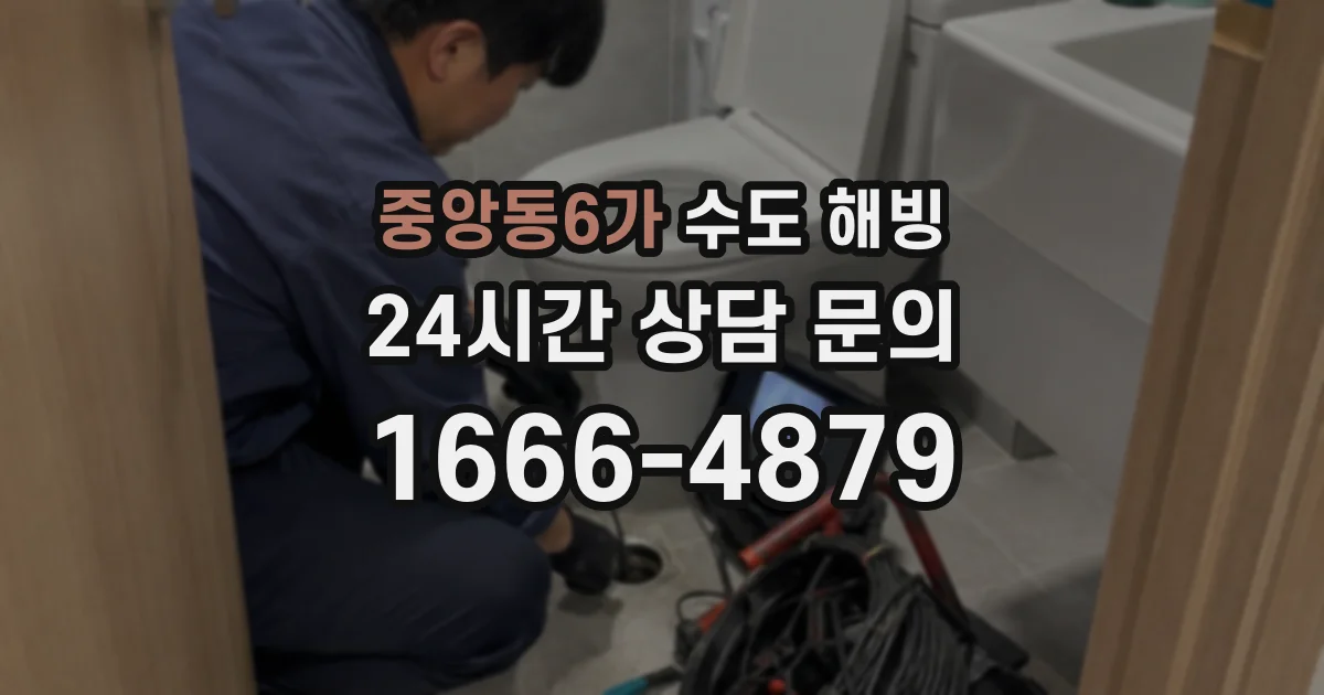 중앙동6가 수도 해빙