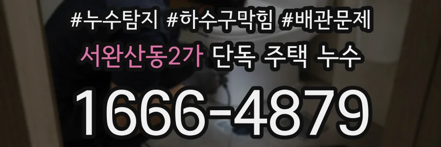 서완산동2가 단독 주택 누수
