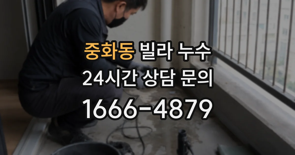 중화동 빌라 누수