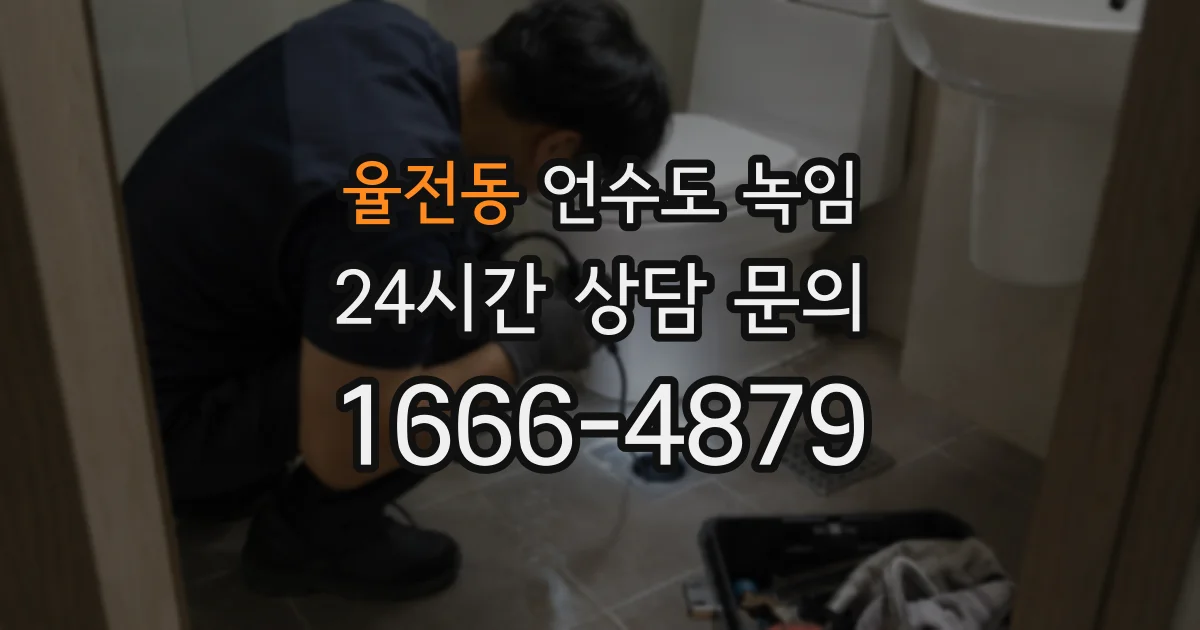 율전동 언수도 녹임