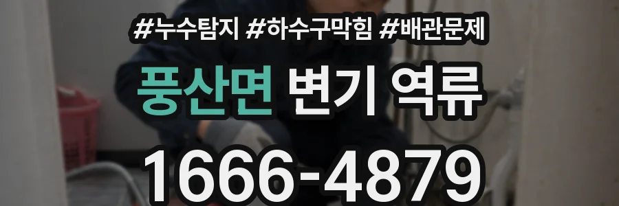 풍산면 변기 역류