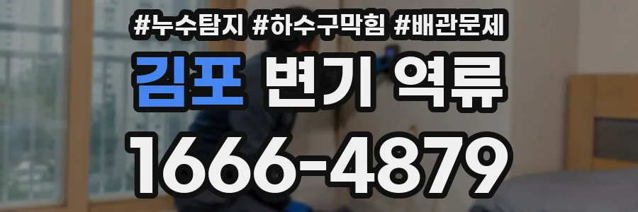 김포 변기 역류