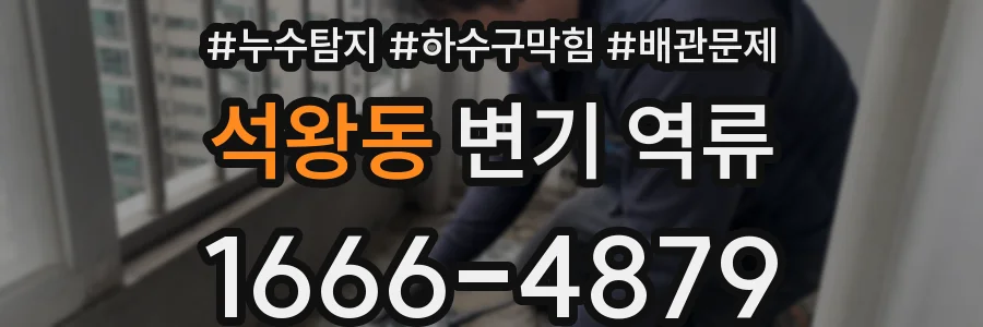 석왕동 변기 역류