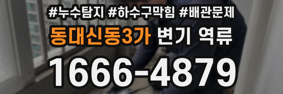 동대신동3가 변기 역류