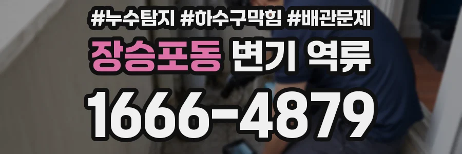 장승포동 변기 역류