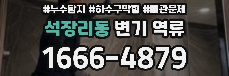 석장리동 변기 역류