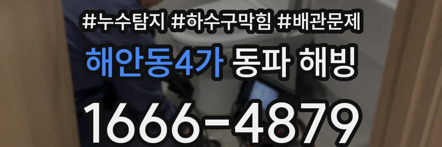 해안동4가 동파 해빙
