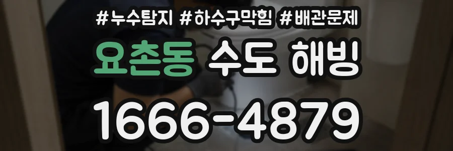 요촌동 수도 해빙