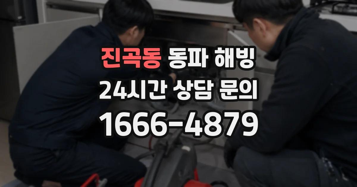 진곡동 동파 해빙