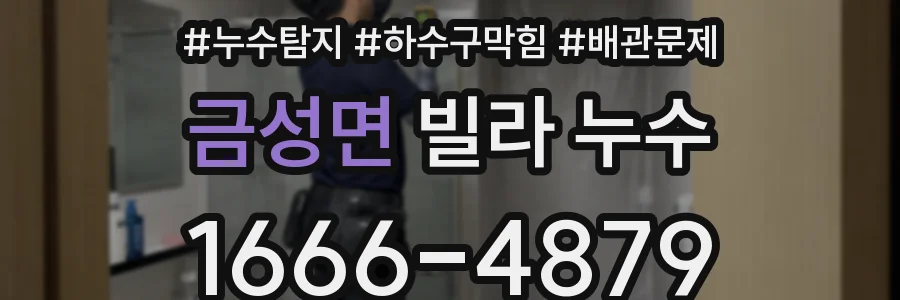 금성면 빌라 누수