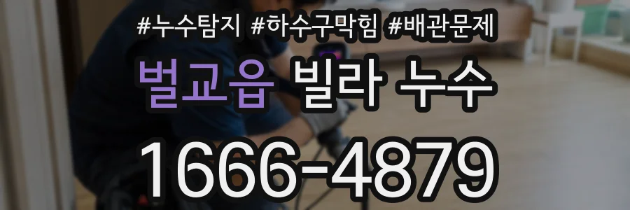 벌교읍 빌라 누수