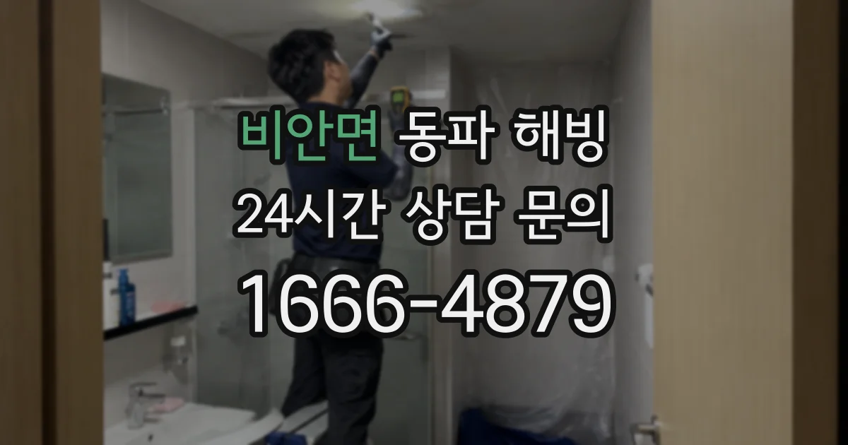 비안면 동파 해빙