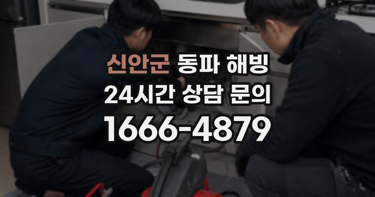 신안군 동파 해빙