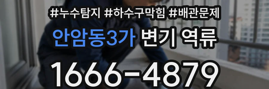 안암동3가 변기 역류