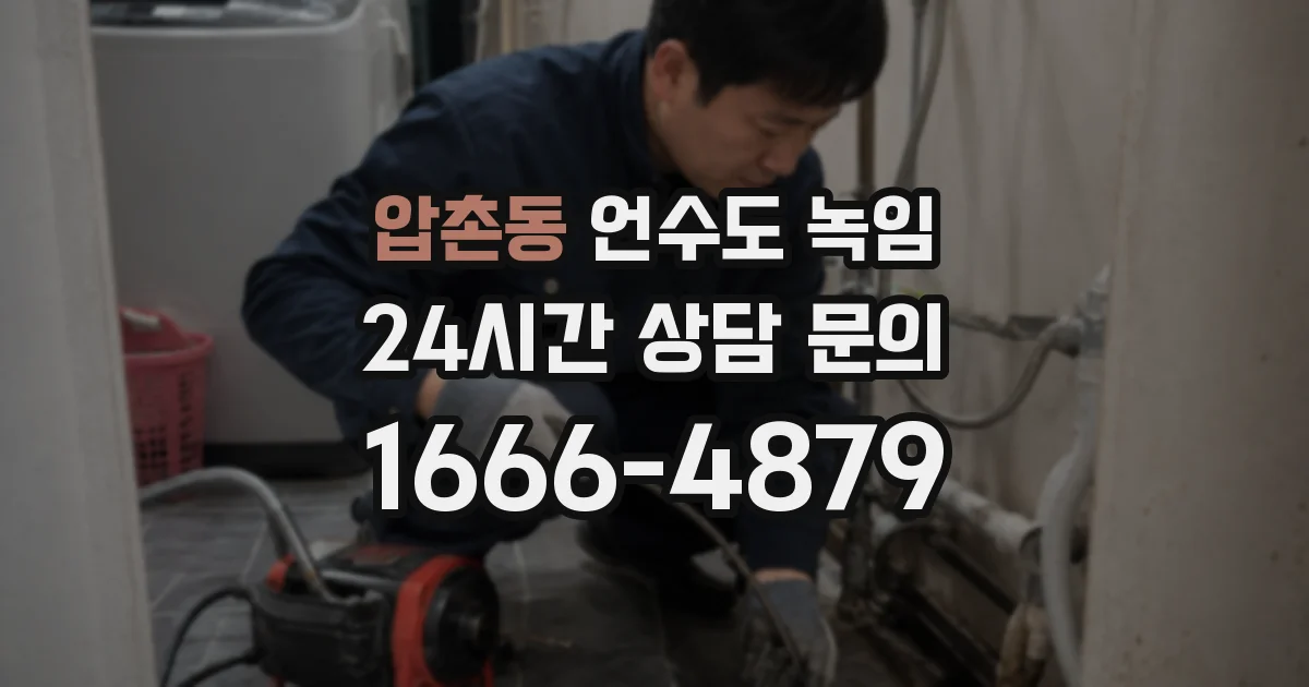 압촌동 언수도 녹임