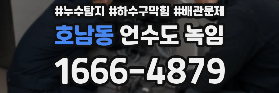 호남동 언수도 녹임