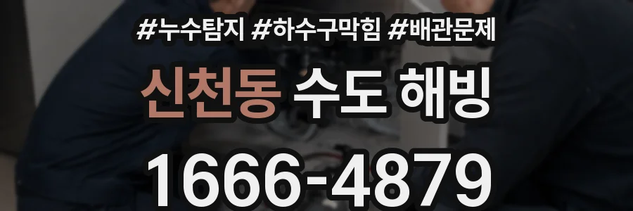 신천동 수도 해빙