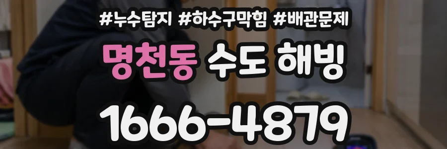 명천동 수도 해빙
