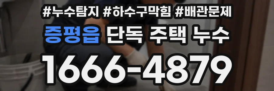 증평읍 단독 주택 누수
